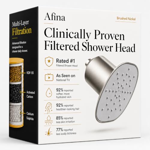 Afina Filtered Shower Head in Brushed Nickel Deal