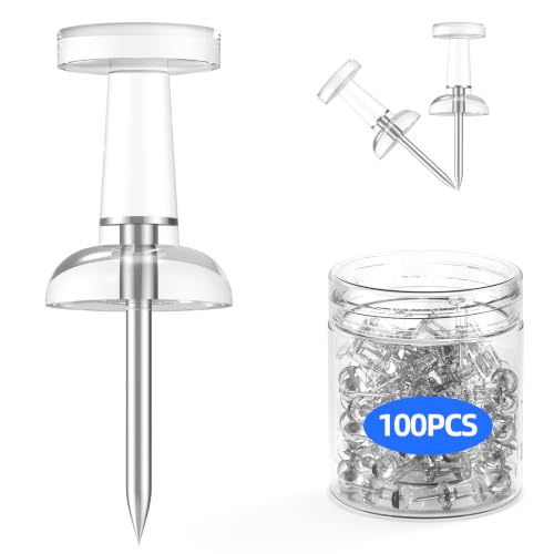 FONDAIL 100-Count Push Pins Tacks