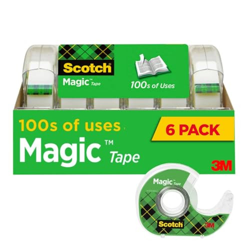 Scotch Invisible Tape 6-Pack