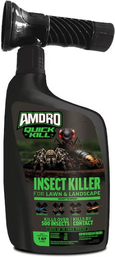 AMDRO Quick Kill Hose End Sprayer Outdoor Insect Killer 32-Oz