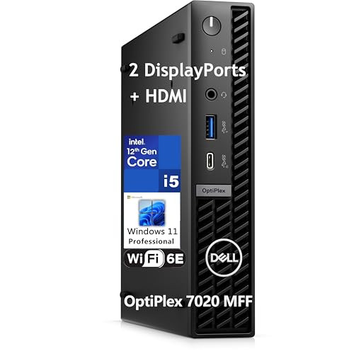 Dell OptiPlex 3000 SFF Business Desktop, Intel i5-12500, 16GB RAM, 512GB SSD