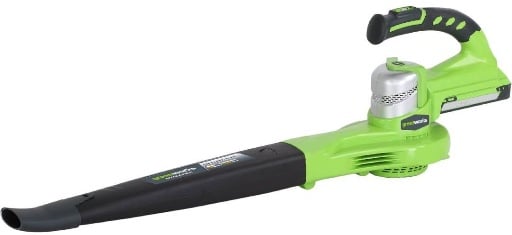 Greenworks 24V Cordless 135 CFM Leaf Blower w/ 2Ah Battery & Charger