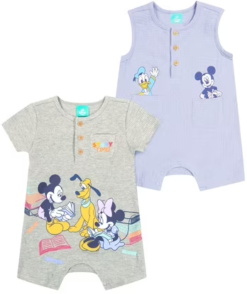Bluey Baby Boy 2-Pack Rompers Deal