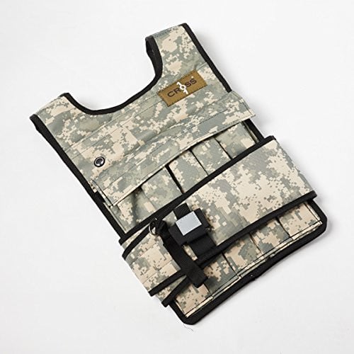 CROSS101 40lb Adjustable Weighted Vest With Shoulder Pads Deal