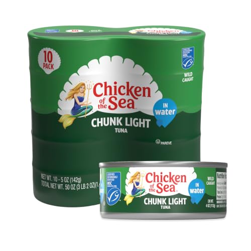 Chicken of the Sea Wild Caught Chunk Light Tuna 10-Pack