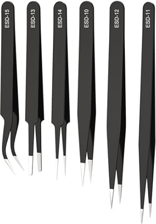 JASTIND 6-Pieces Tweezers