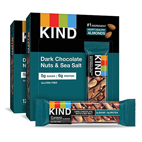 KIND Bars Dark Chocolate Nuts and Sea Salt 2 x 24-Count