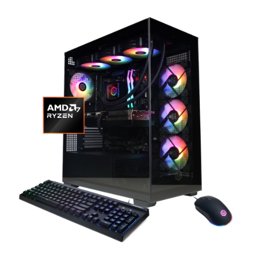 CyberPowerPC Gamer Supreme Desktop Ryzen 7 9800X3D, RTX 5070 Ti, 32GB DDR5, 2TB SSD