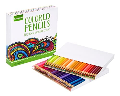 Crayola Adult Vibrant Colored Pencils 100-Count Deal