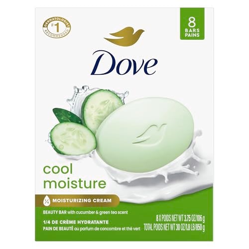 Dove Cool Moisture Beauty Bar Soap (Cucumber & Green Tea) 72-Pack 3.75-Oz Deal