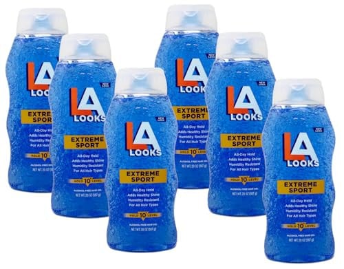 L.A. Looks Sport Xtreme Hold Gel, 20-Ounce (Pack of 6) Deal