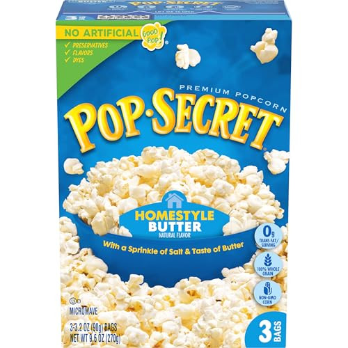 Pop Secret Microwave Popcorn Homestyle 3-Pack