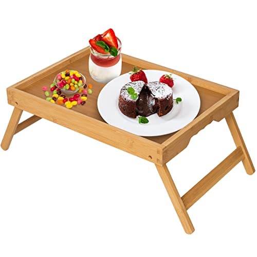 Artmeer Bamboo Bed Tray Table Medium Deal