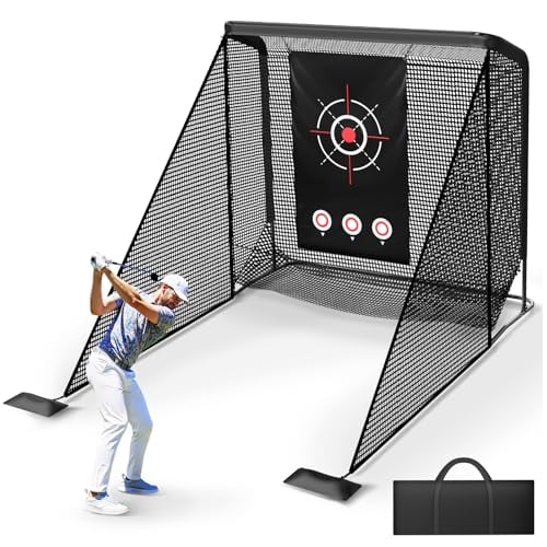 Golf Practice Hitting Net with 5-Layer Polyester Mesh Deal