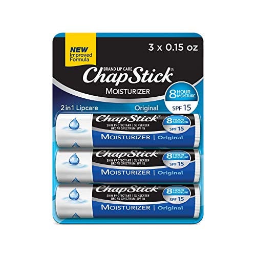 ChapStick Original Lip Balm SPF 15 3-Pack 0.15-Ounce Deal
