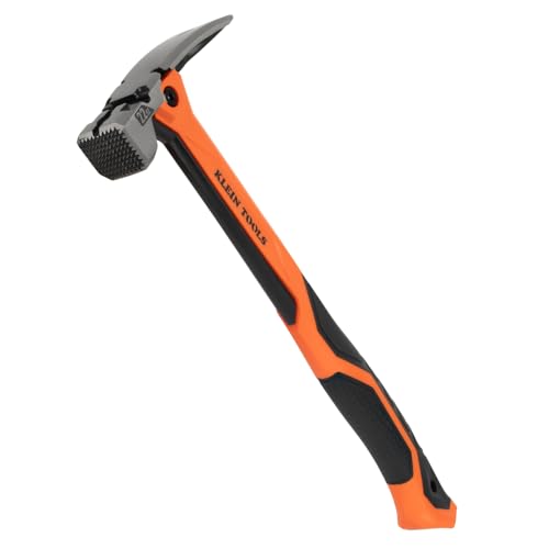 Klein Tools 22 oz H81022 Anti-Vibration Milled Face Straight Claw Hammer