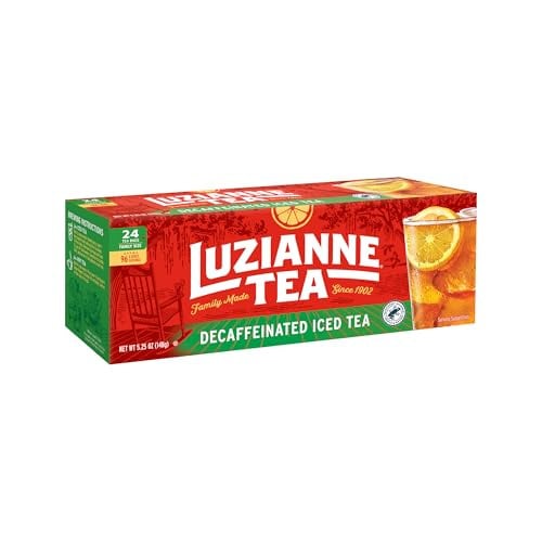 Luzianne Decaffeinated Iced Tea Bags, Family Size, 24 Count Deal