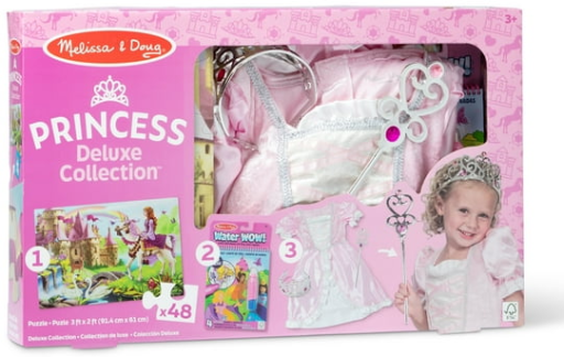 Melissa & Doug Princess 3-in-1 Deluxe Collection Themed Gift Set