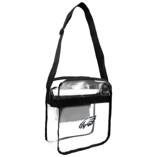 Officially Licensed NFL Clear Carryall Crossbody