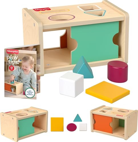 Amazon: Amazon - Fisher-Price Wood Montessori Toy Object Permanence Box Sort & Find $5.99 — $5.99