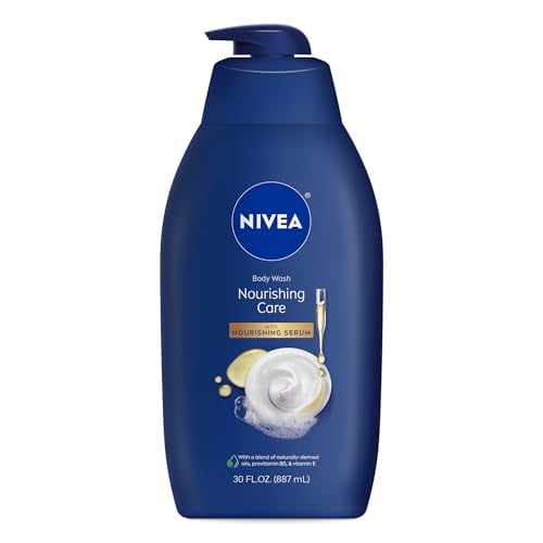 NIVEA Nourishing Care Body Wash w/ Nourishing Serum 30-oz 2-Pack Deal