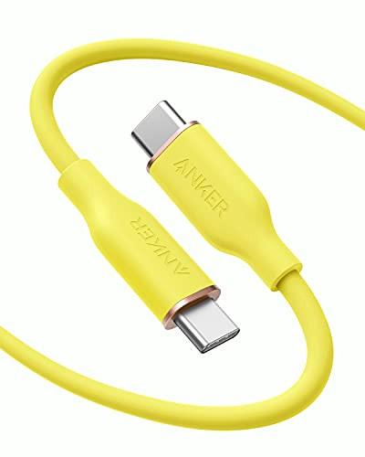 Anker 100W USB C Cable (Yellow, 6ft)