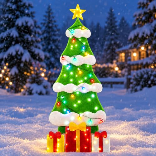 3' 2D Christmas Tree Outdoor Decoration