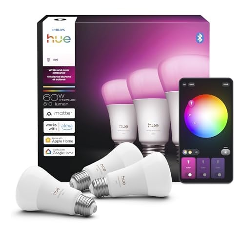 Philips Hue White and Color Ambiance A19 1100 Lumen