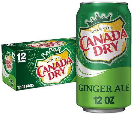 Canada Dry, A&W, 7UP 12oz 12-Pack Sodas