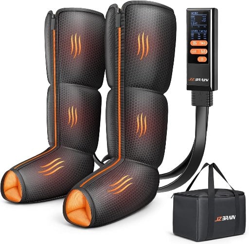 JZBRAIN Leg Massager with Heat and Compression Deal