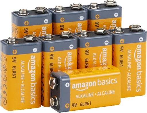 Amazon Basics 9V Long-Lasting Alkaline Batteries 24-Pack Deal