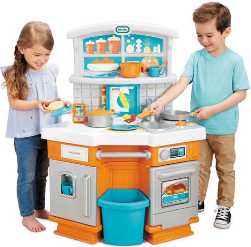 Little Tikes Home Grown Kitchen Role Play Playset w/ 20 Accessories