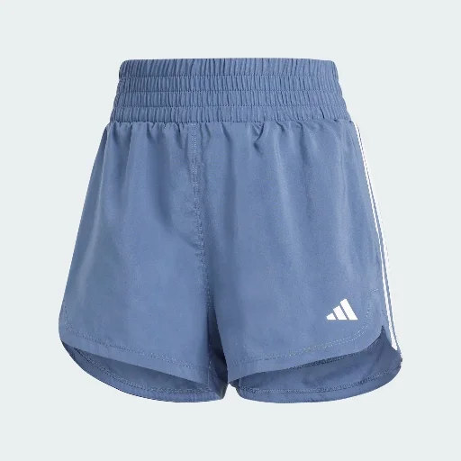 Adidas Women's Pacer 3-Stripes Woven Shorts Grey Deal
