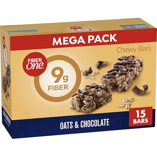 Fiber One Chewy Bars Oats & Chocolate 4 x 15-Pack