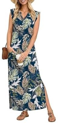 Women’s V Neck Maxi Dresses Deal