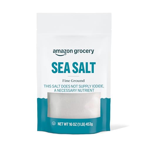 Amazon Grocery Sea Salt Fine Ground 16 Oz