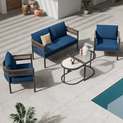 Alexandria 5-Pieces Outdoor Seating Group With Cushions Deal