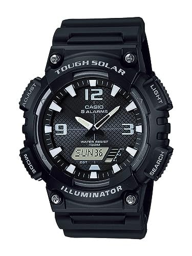 Casio AQS800W Analog-Digital Watch, 100M WR, Solar Powered Deal