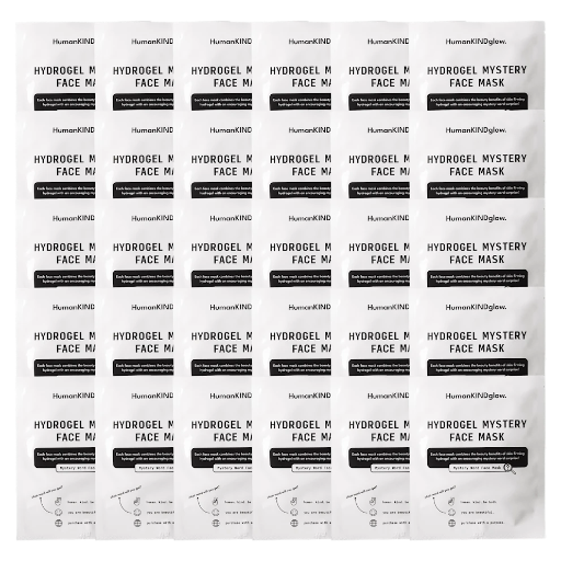 30-Pack HumanKindGlow Hydrogel Hydrating Face Mask Deal