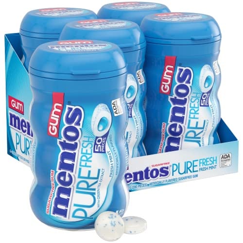 Mentos Sugar-Free Chewing Gum w/ Xylitol 4-Pack 50-Count Deal