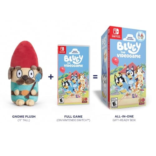 Bluey: The Videogame - Amazon Exclusive Plush Bundle (Nintendo Switch)