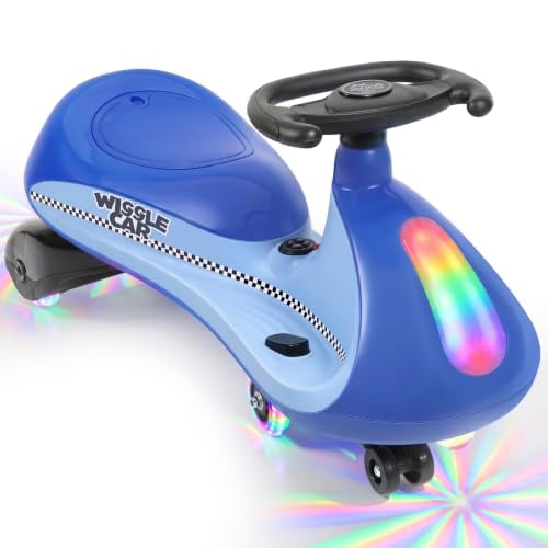 ELEMARA Kids' 12V Electric Wiggle Car Ride-On w/ Bluetooth, LED Lights & 2 Speeds Deal
