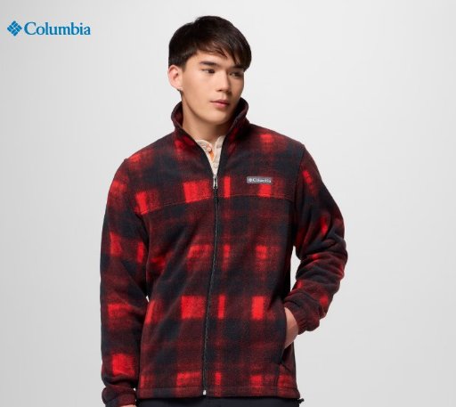 Columbia Men’s Steens Mountain Printed Fleece Jacket