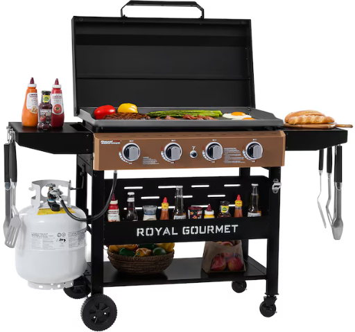 Royal Gourmet GB4000PY 4-Burner 52,000 BTU Gas Flat Top Griddle Deal