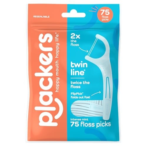 Plackers Tuffloss FlipPick Double-Line Dental Flossers 90 Count Deal