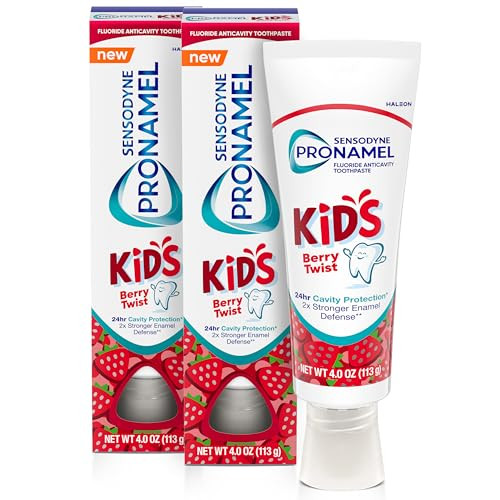 Sensodyne Kids' Pronamel Toothpaste 2-Pack 4-Ounce