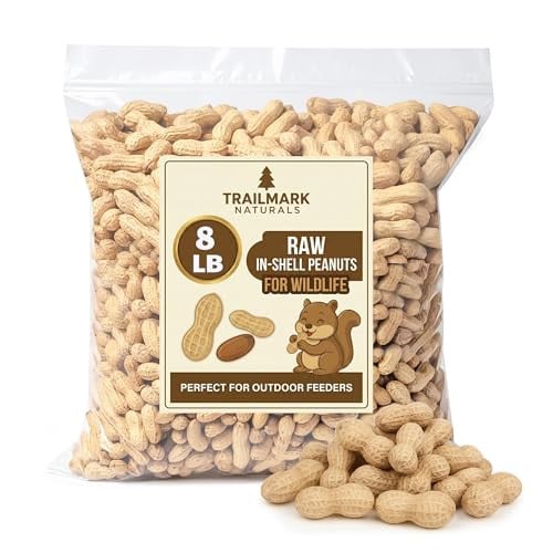 Trailmark Naturals 8 LB Raw Peanuts For Birds and Wildlife Deal