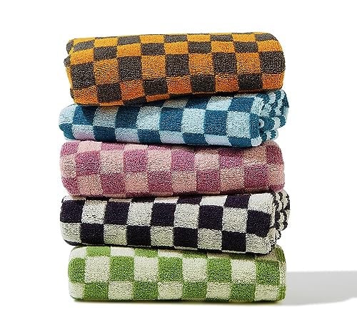 Madi Cadi Luxurious Checkered Cotton Towels Deal