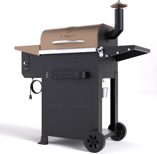 Z GRILLS Flame Expert 572 Sq.in Wood Pellet Grill & Smoker