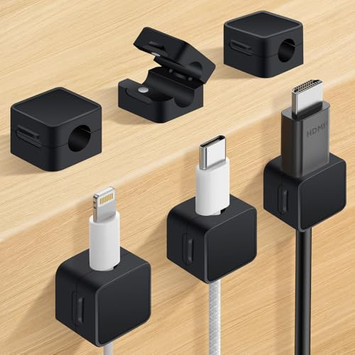 Magnetic Cable Clips 6-Pack